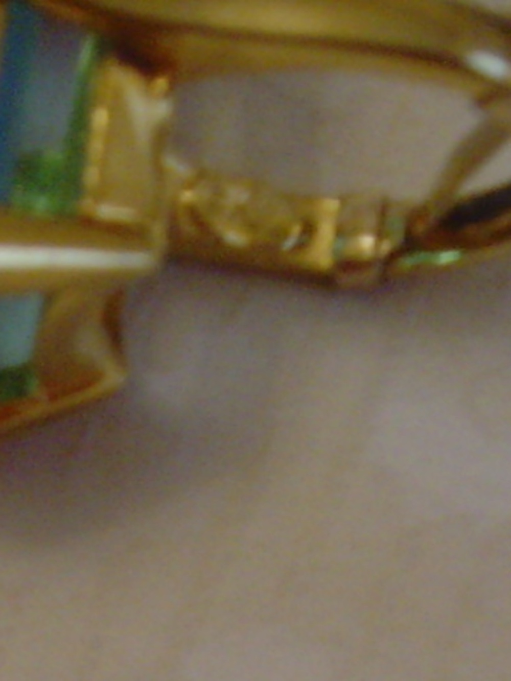 Kenneth J Lane (KJL) RARE Vintage Faux Blue Stone Ring (7) - Picture 9 of 11